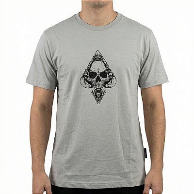 Camiseta MCD Caveira Espada SM26 Masculina Bege Poeira