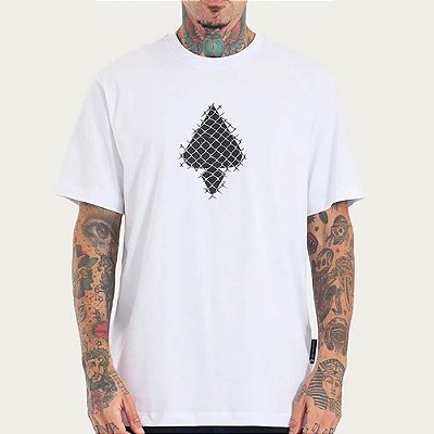 Camiseta MCD Espada Alambrado SM26 Masculina Branco