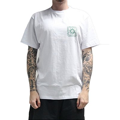 Camiseta Volcom Quantum SM26 Masculina Branco