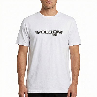 Camiseta Volcom Olympian SM26 Masculina Branco