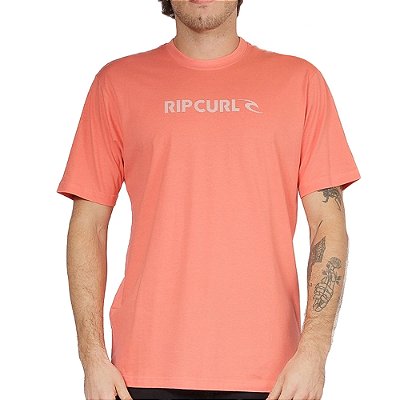 Camiseta Rip Curl New Icon Sphere SM26 Masculina Rose Sky