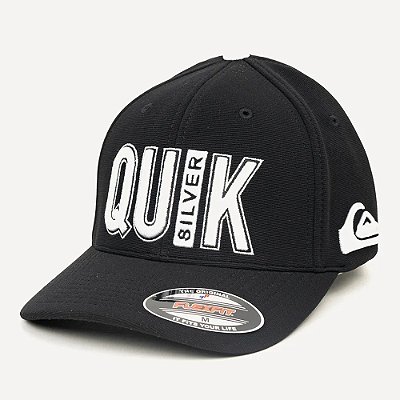 Boné Quiksilver Aba Curva Emb Quik Outdoor SM26 Preto