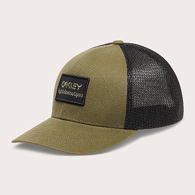 Boné Oakley Aba Curva B1B HDO Patch Trucker SM26 Army Green