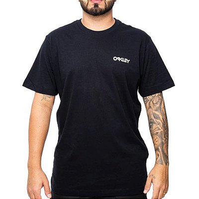Camiseta Oakley Mad Seagull SM26 Masculina Blackout