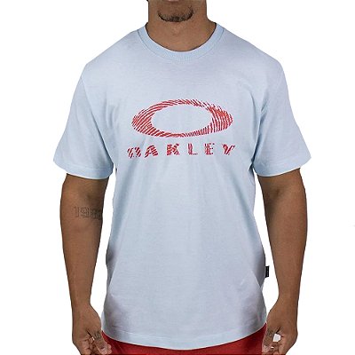 Camiseta Oakley Ellipse Fingerprint SM26 Masculina Frost