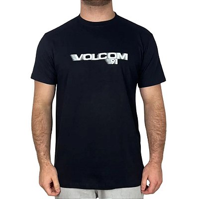 Camiseta Volcom Olympian SM26 Masculina Preto