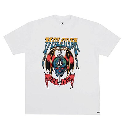 Camiseta Volcom Comfort World Weapon SM26 Masculina Branco
