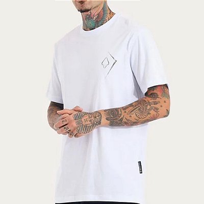 Camiseta MCD Pipa Cromada SM26 Masculina Branco