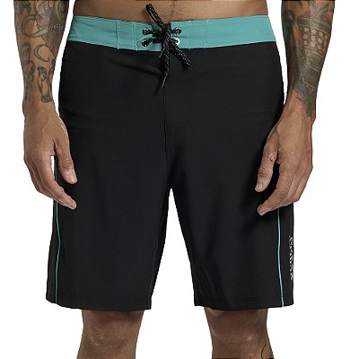 Bermuda Hurley Simple SM26 Masculina Preto
