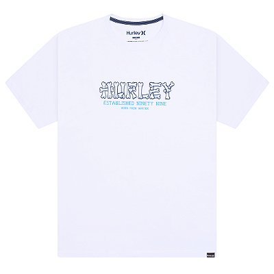 Camiseta Hurley Bones SM26 Masculina Branco