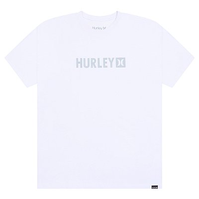Camiseta Hurley Square SM26 Masculina Branco