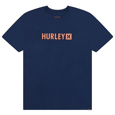 Camiseta Hurley Square SM26 Masculina Marinho