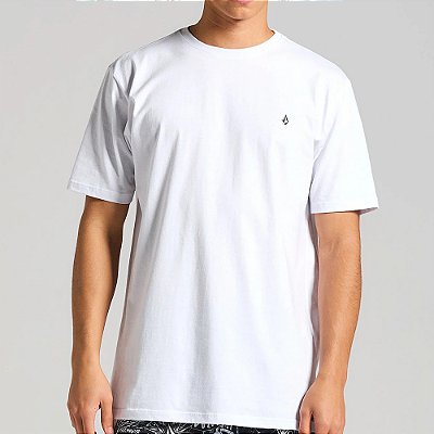 Camiseta Volcom Stone Blanks Oversize WT25 Masculina Branco