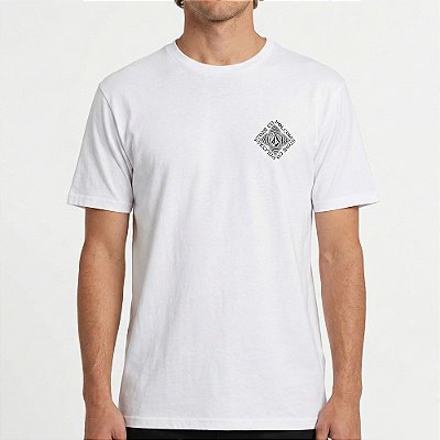 Camiseta Volcom Obtical SM26 Masculina Branco
