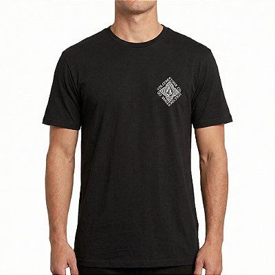 Camiseta Volcom Obtical SM26 Masculina Preto