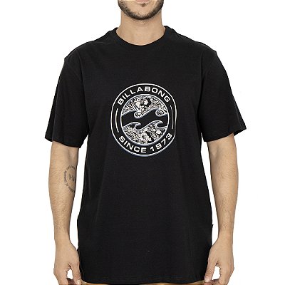 Camiseta Billabong Hollow SM26 Masculina Preto