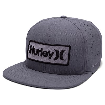Boné Hurley Aba Reta Block SM26 Cinza