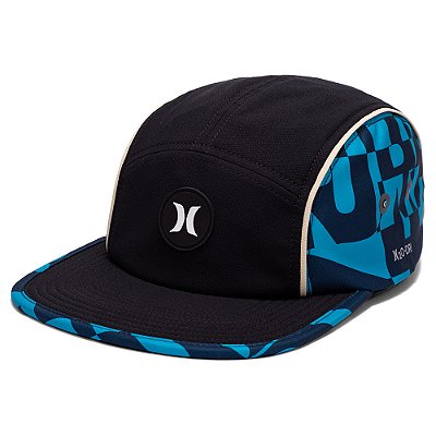 Boné Hurley Aba Reta Five Letters SM26 Preto