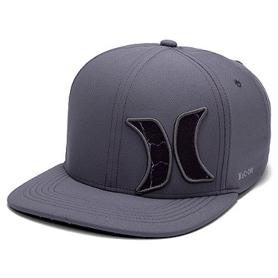 Boné Hurley Aba Curva Solo SM26 Cinza