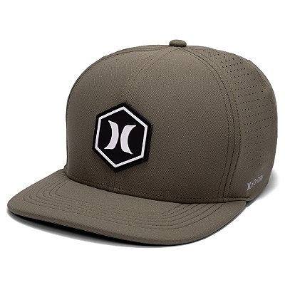 Boné Hurley Aba Curva Hexa SM26 Militar