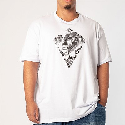 Camiseta MCD Oversized Pipa Deusa SM26 Masculina Branco