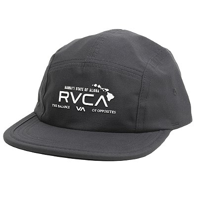 Boné RVCA Aba Reta Hawai State 5 Panels SM26 Preto