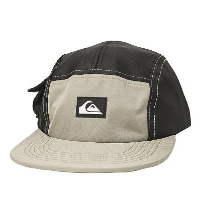 Boné Quiksilver Aba Reta Polar Cap Open Box SM26 Marrom