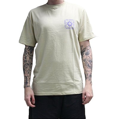 Camiseta Volcom Quantum SM26 Masculina Bege