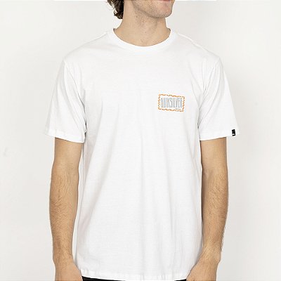 Camiseta Quiksilver Gotam Foam SM26 Masculina Branco