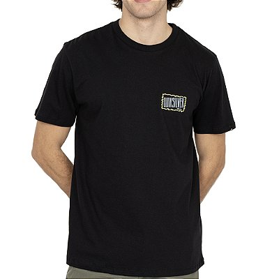 Camiseta Quiksilver Gotam Foam SM26 Masculina Preto