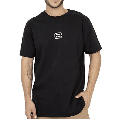 Camiseta Billabong Bracket Wave SM26 Masculina Preto