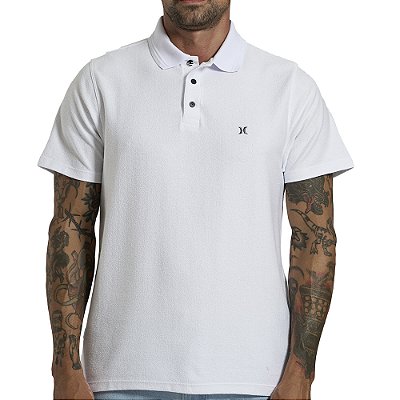 Camisa Hurley Polo Soft SM26 Masculina Branco