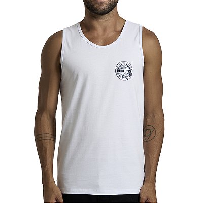 Regata Hurley Sticker SM26 Masculina Branco