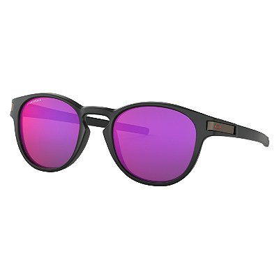 Óculos de Sol Oakley Latch Matte Black Translucent Red W/ Prizm Road