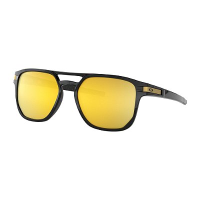 Óculos de Sol Oakley Latch Beta Polished Black W/ Prizm 24k Polarized