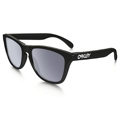 Óculos de Sol Oakley Frogskins Polished Black W/ Grey