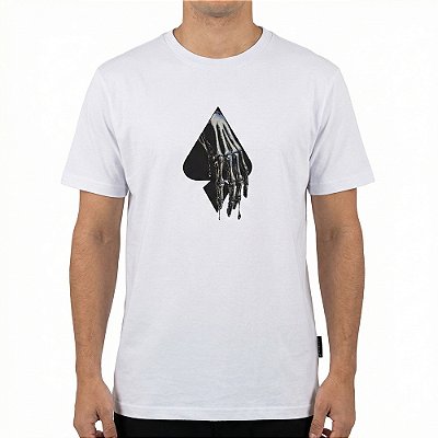 Camiseta MCD Mão Cromada SM26 Masculina Branco