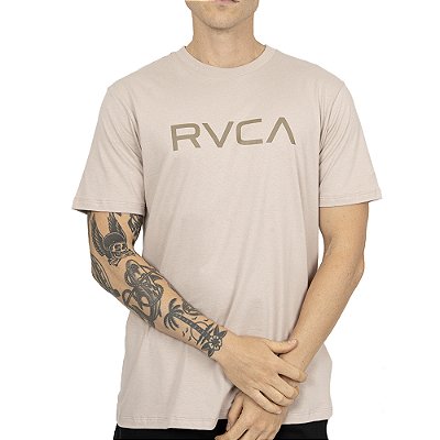 Camiseta RVCA Big RVCA SM26 Masculina Rosa Claro