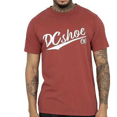 Camiseta DC Shoes Substitute SM26 Masculina Vermelho