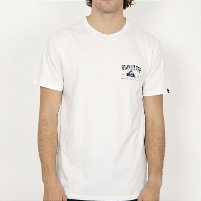 Camiseta Quiksilver Paradise SM26 Masculina Snow White
