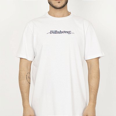 Camiseta Billabong Tripple Up SM26 Masculina Branco