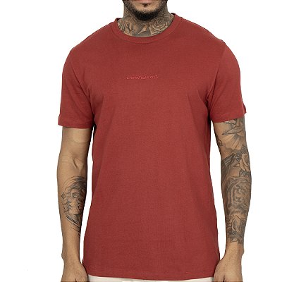Camiseta DC Shoes Baseline SM26 Masculina Vermelho