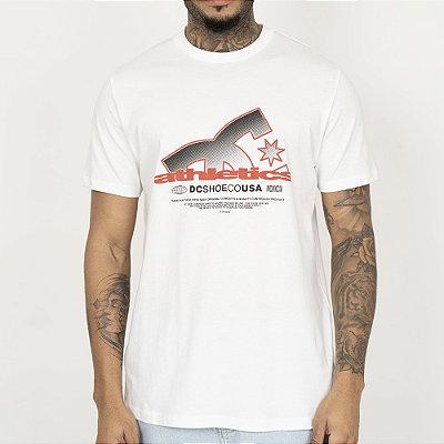 Camiseta DC Shoes Slathletic SM26 Masculina Branco