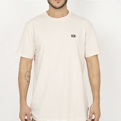 Camiseta Billabong Icon Patch SM26 Masculina Areia