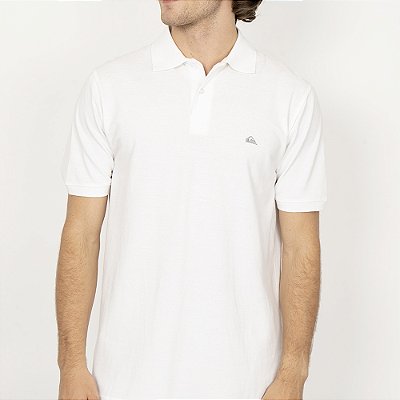 Camisa Quiksilver Polo Loia Embroidery SM26 Masculina Branco
