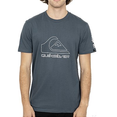 Camiseta Quiksilver New Tour SM26 Masculina Azul Escuro