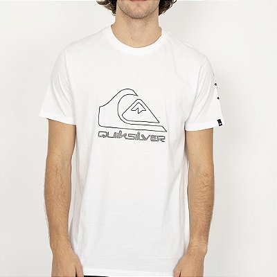 Camiseta Quiksilver New Tour Plus Size SM26 Branco