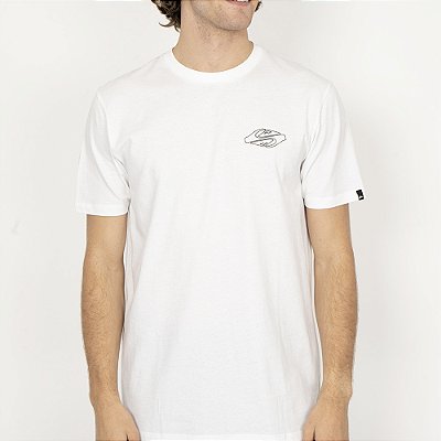 Camiseta Quiksilver Ripple Fount Plus Size SM26 Branco