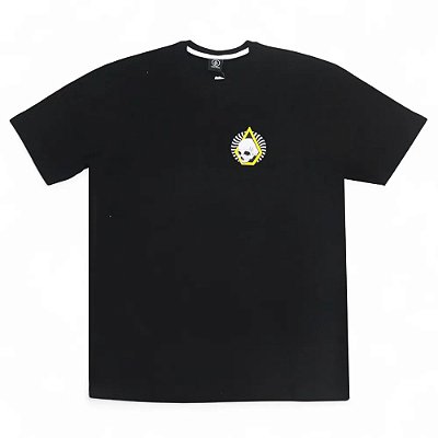 Camiseta Volcom Arched Oversize SM26 Masculina Preto
