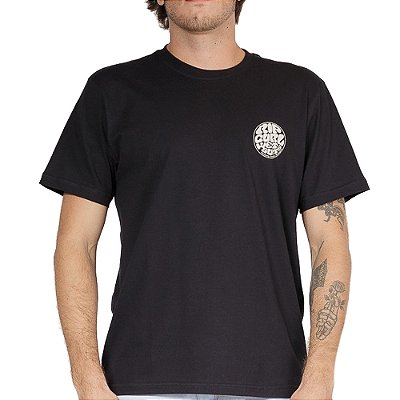 Camiseta Rip Curl Front Wettie SM26 Masculina Black